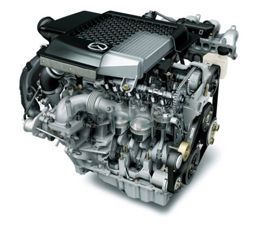 Двигатель успешно перенес пересадку со старшей по званию Mazda6 MPS.