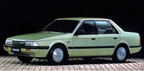 Mazda 626 серии GC (1982–1987) стала переднеприводной, хотя оснащалась тем же двухлитровым…