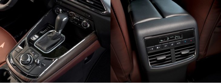 На постаменте центрального тоннеля сгруппированы шайба-контроллер и кнопки управления…