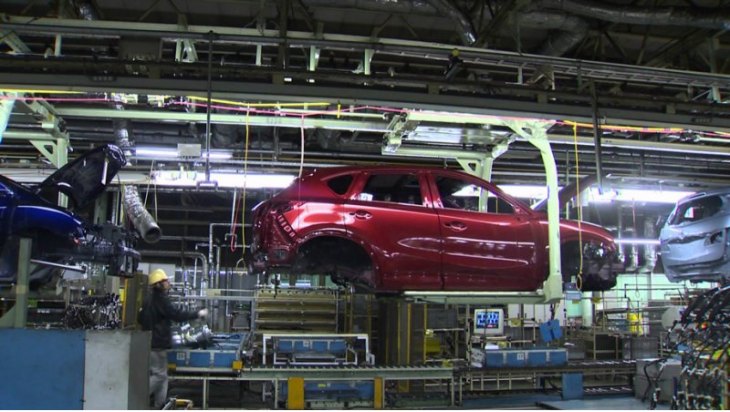 В прошлом году на предприятии во Владивостоке было выпущено 24 185 автомобилей Mazda.