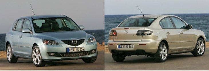 Фордовская платформа C1, как и раньше, была основой Мазды 3, хотя инженеры сделали жестче…