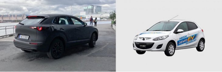 Прототип по имени e-TPV был построен на основе паркетника CX-30, но у серийного электрокара должен…