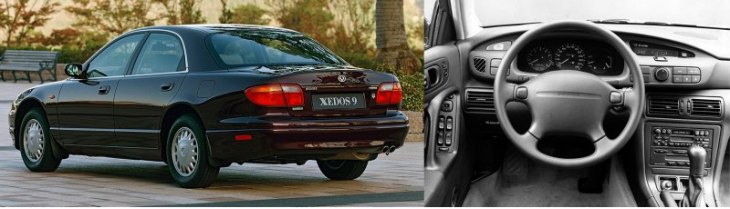 Xedos 9 (он же Eunos 800 в Японии и Mazda Millenia в США) оснащался атмосферниками V6 2.0 (140–145…