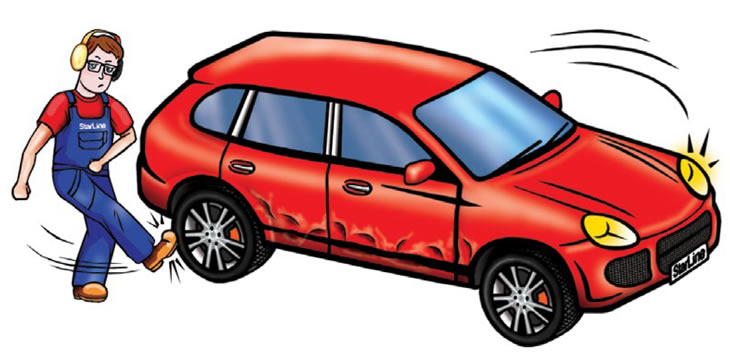 Настройка датчика удара (Установка автосигнализаций)