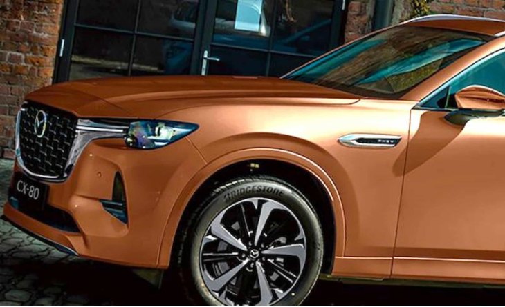 Mazda отличила дебют своего нового большого кроссовера CX-80