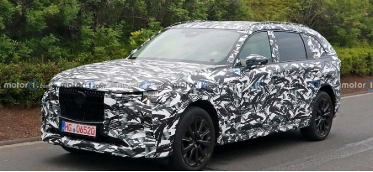 Компания Mazda тестирует прототип кроссовера Mazda CX-80