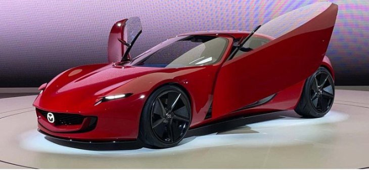 Mazda намекает на роторный спортивный автомобиль