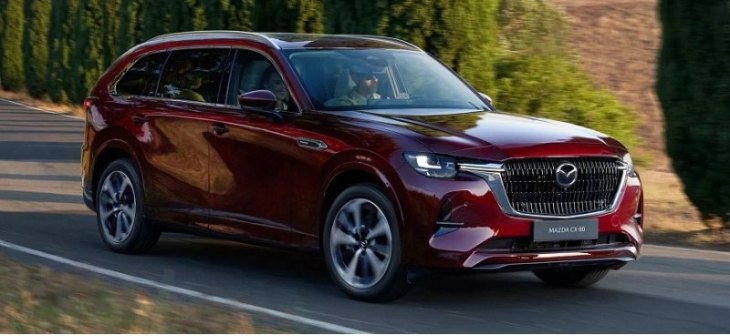 Новая Mazda CX-80 дебютировала в Европе как флагман с дизелем и гибридом