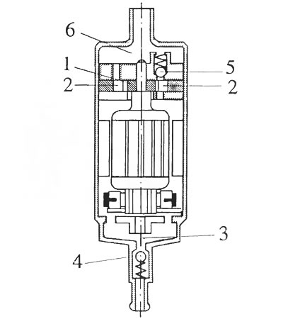Рис. 33. Электрический топливный насос