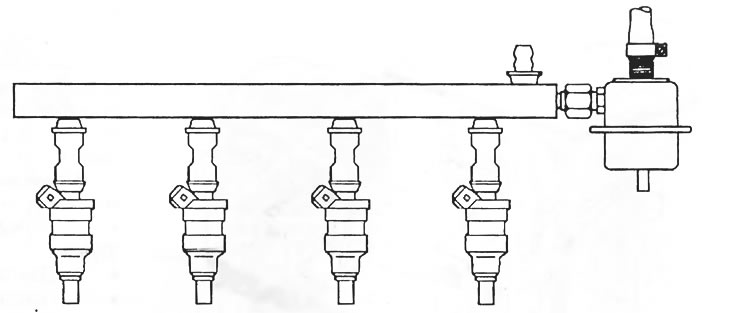 Рис. 73. Коллектор форсунок