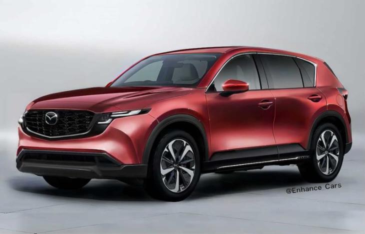 Спекулятивный рендер новой Mazda CX-5 (@Enhance_Cars)