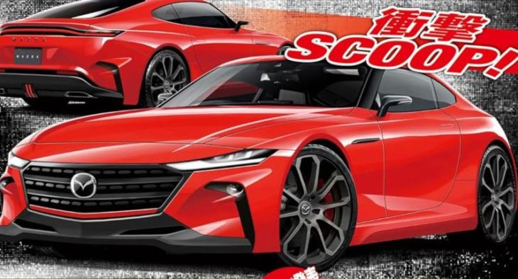 Новое спортивное купе Mazda показано на качественных изображениях