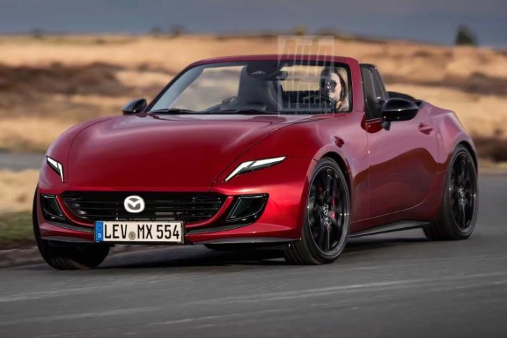 Спекулятивный рендер новой Mazda MX-5
