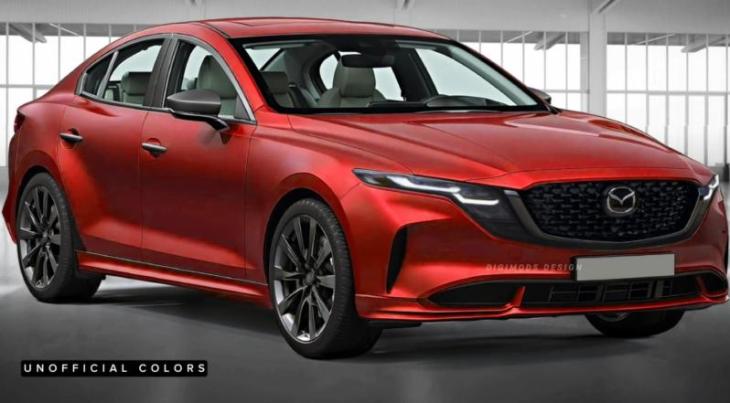 Новая Mazda3 показалась на неофициальных рендерах