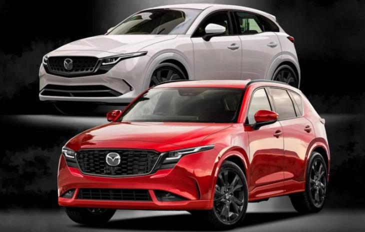 Неофициальные рендеры новых поколений Mazda CX-5 и Mazda CX-3