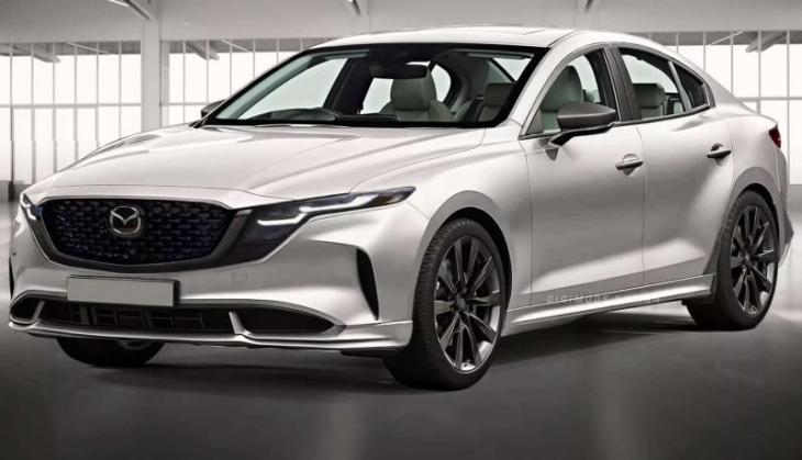 Mazda3 просится в рестайлинг: опубликованы изображения нового седана и хэтчбека