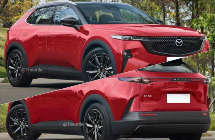 Новый электрический кроссовер Mazda CX-6e: как он будет выглядеть