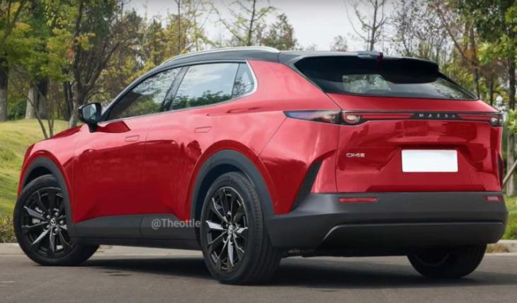 Неофициальный рендер нового кроссовера Mazda CX-6e (Theottle)