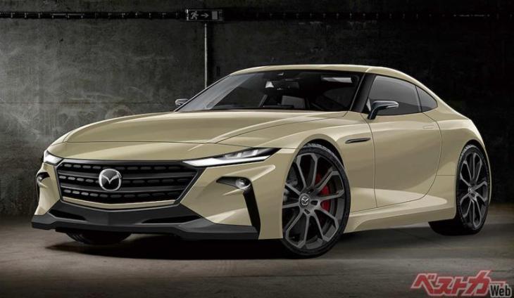 Рендер нового спорткупе Mazda на базе Toyota Supra