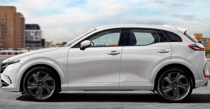 Спекулятивный рендер нового поколения Mazda CX-3