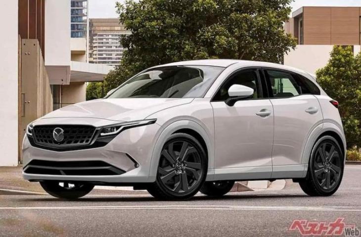 Неофициальный рендер нового кроссовера Mazda (BestCarWeb)