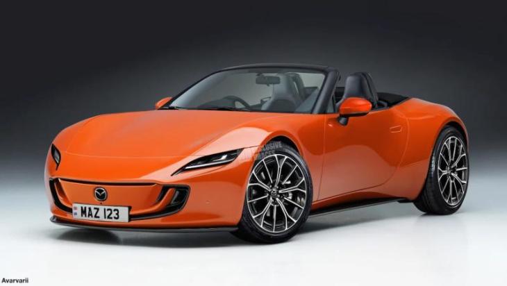 Неофициальный рендер Mazda MX-5 EV