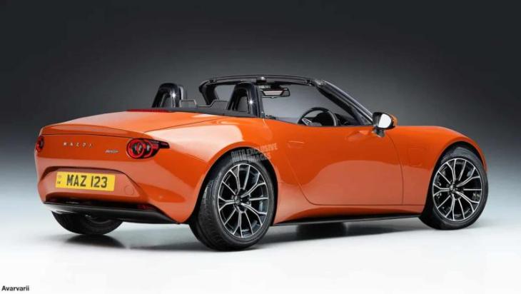 Неофициальный рендер Mazda MX-5 EV