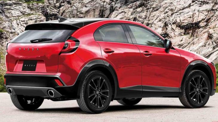Mazda CX-3 второго поколения (неофициальный рендер от BestCarWeb)