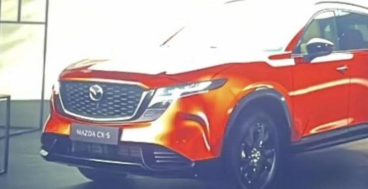 Фото нового поколения популярного кроссовера Mazda CX-5 утекло в интернет до премьеры