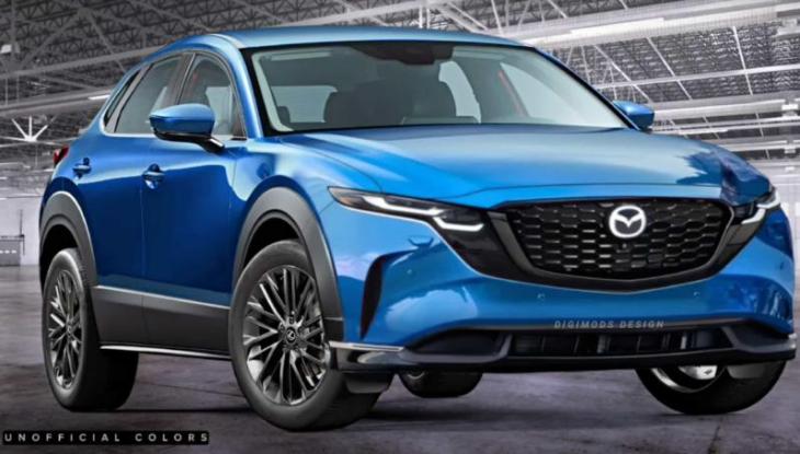 Новое поколение кроссовера Mazda CX-30 (неофициальный рендер)