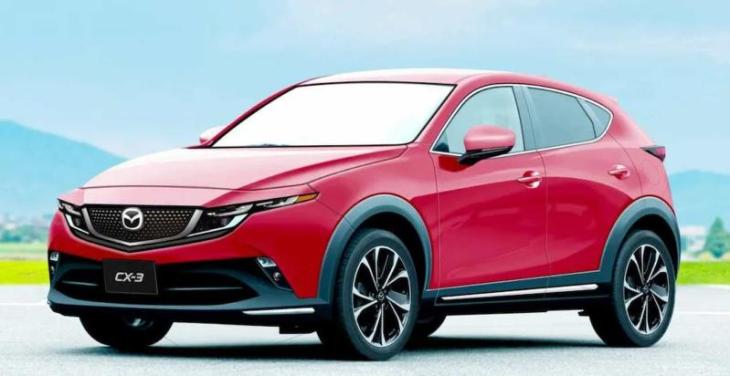 Неофициальный рендер нового поколения Mazda CX-3