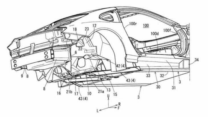 Патентное изображение нового спорткупе Mazda