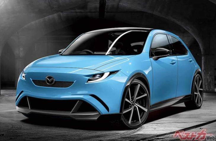 Рендер нового поколения Mazda2