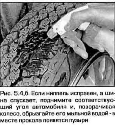 4. Агледзіце ўважліва шыны на наяўнасць парэзаў, прабоін, якія ўкараніліся ў пратэктар камянёў і ці…