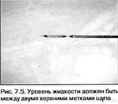 5. Поново извуците мерну шипку и уверите се да. уверите се да је ниво течности између ознака на…