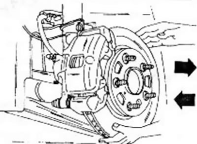 Рис. 13. Контроль приводного вала (см. текст).