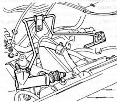 Рис. 20. Снятие и установка головки цилиндра сцепления у дизельного двигателя