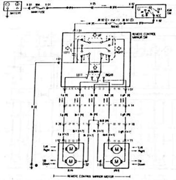 Регулируемое наружное зеркало
