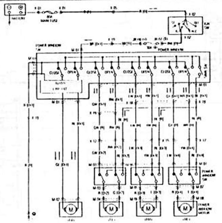 Электрический подъем стекла (4 и 5 дверей)