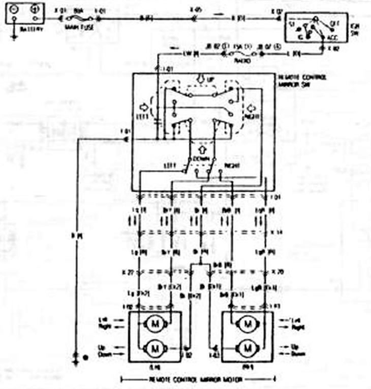 Регулируемое наружное зеркало