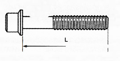 Измерите дужину сваког вијка. Ако измерена вредност прелази максимално дозвољену вредност, замените…