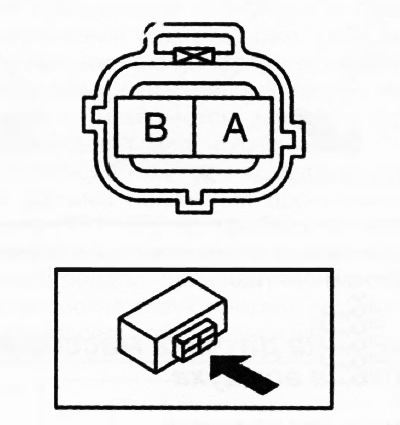 3. Виміряти опір між виводами А і В датчика температури охолоджуючої рідини. Якщо виміряне значення…