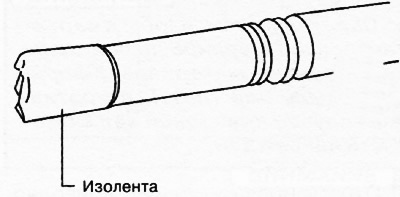 11. Обмотать шлицы вала изолентой.