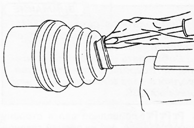 25. Выпустить весь воздух из пыльников, осторожно приподняв края малого диаметра каждого пыльника…