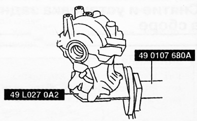 3. Установить заднюю главную передачу на специальное приспособление.