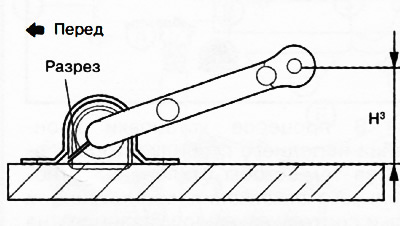 Снятие и установка заднего стабилизатора поперечной устойчивости