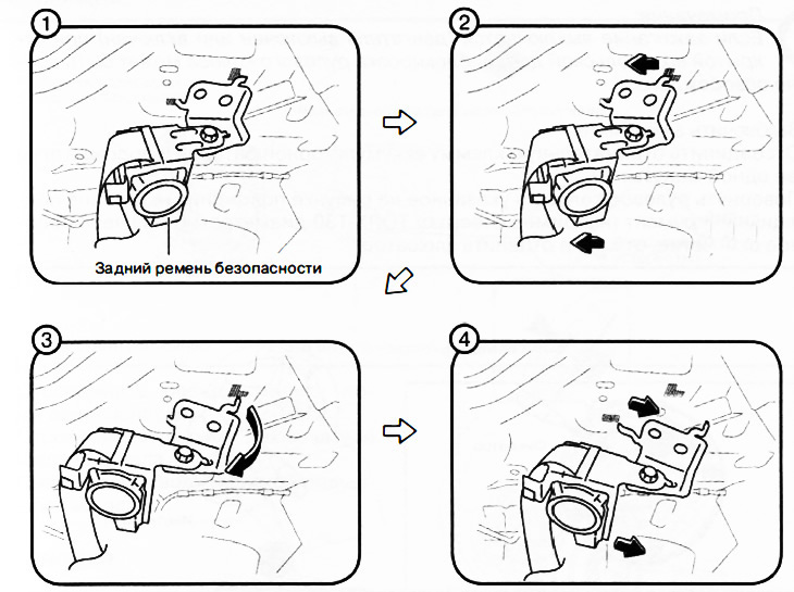 3. Uklonite šipku kao što je prikazano na slici.