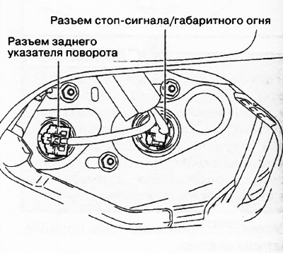 6. Отсоединить разъемы.