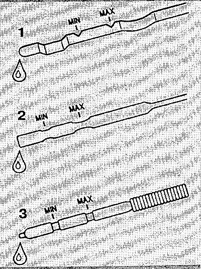1. Двигатель 1,25/1,4 л; 2. Двигатель 1,3 л; 3. Дизель.