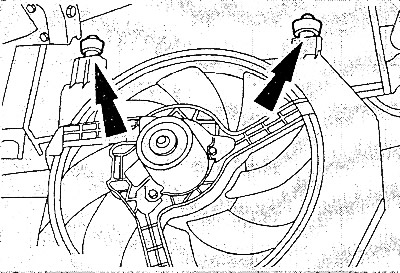 Если вентилятор был снят отдельно, то вставить вентилятор с держателем, при этом обратить внимание…